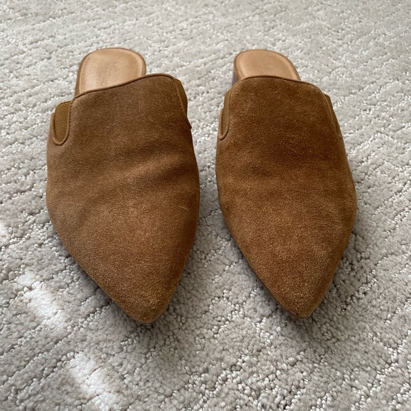 Crown Vintage Brown Suede Mules - Picture 2 of 6